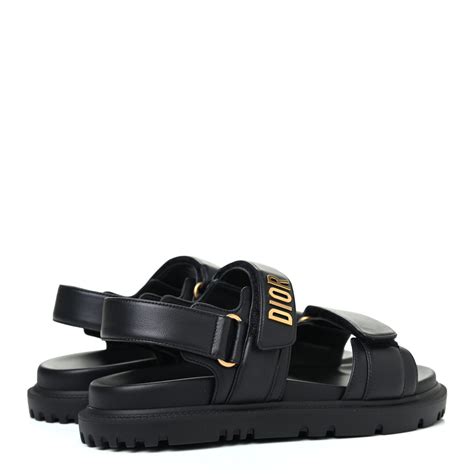 dior velcro sandals|dior leather sandals.